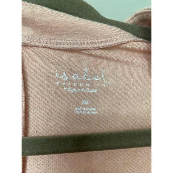 Isabel Maternity Blush Nursing Top Snap Shoulder Stretchy Preppy Autumn - Picture 5 of 7